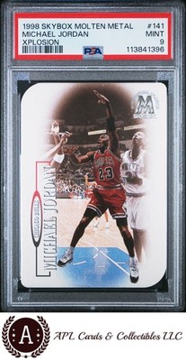 1998 Skybox Molten Metal Xplosion #141 Michael Jordan PSA 9 | eBay