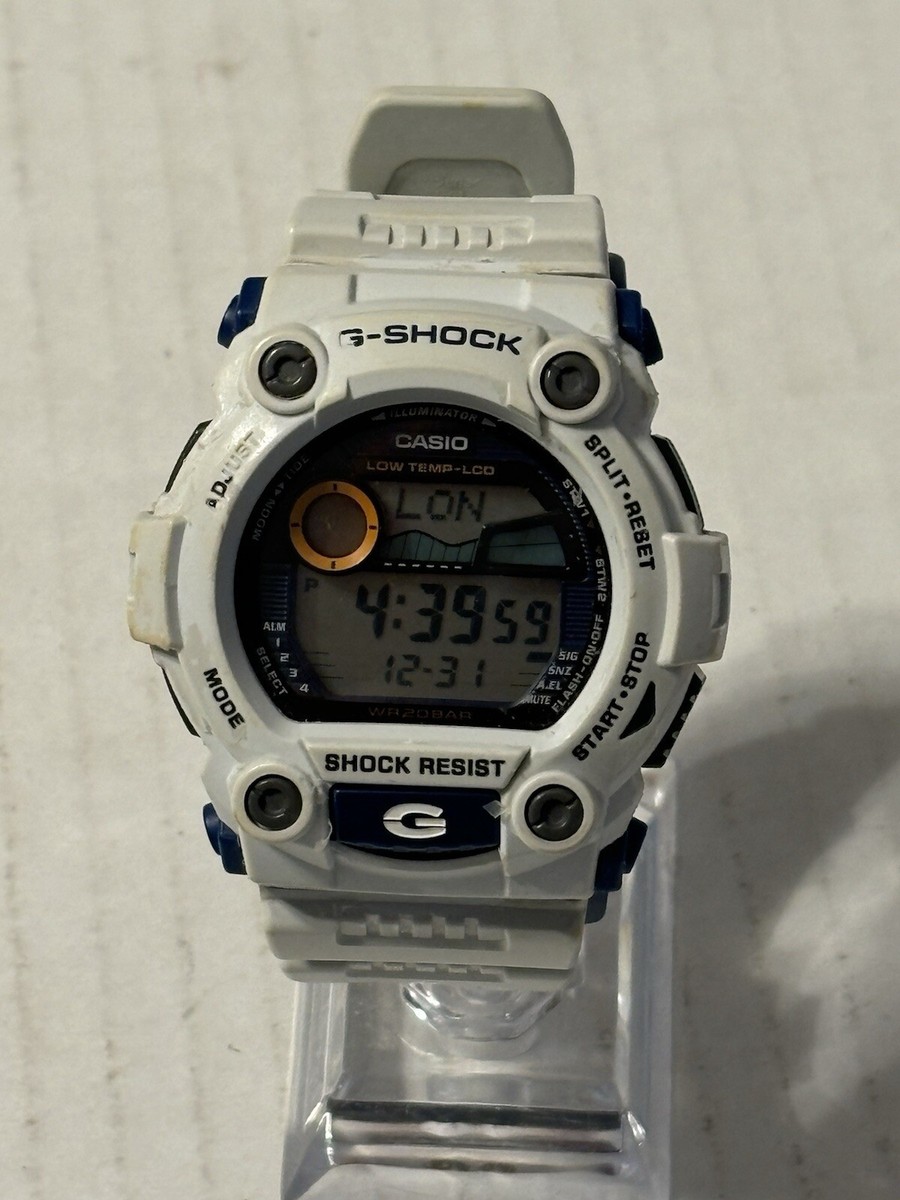 Casio G-Shock Watch White 3194 G-7900A-7 Digital RARE Japan