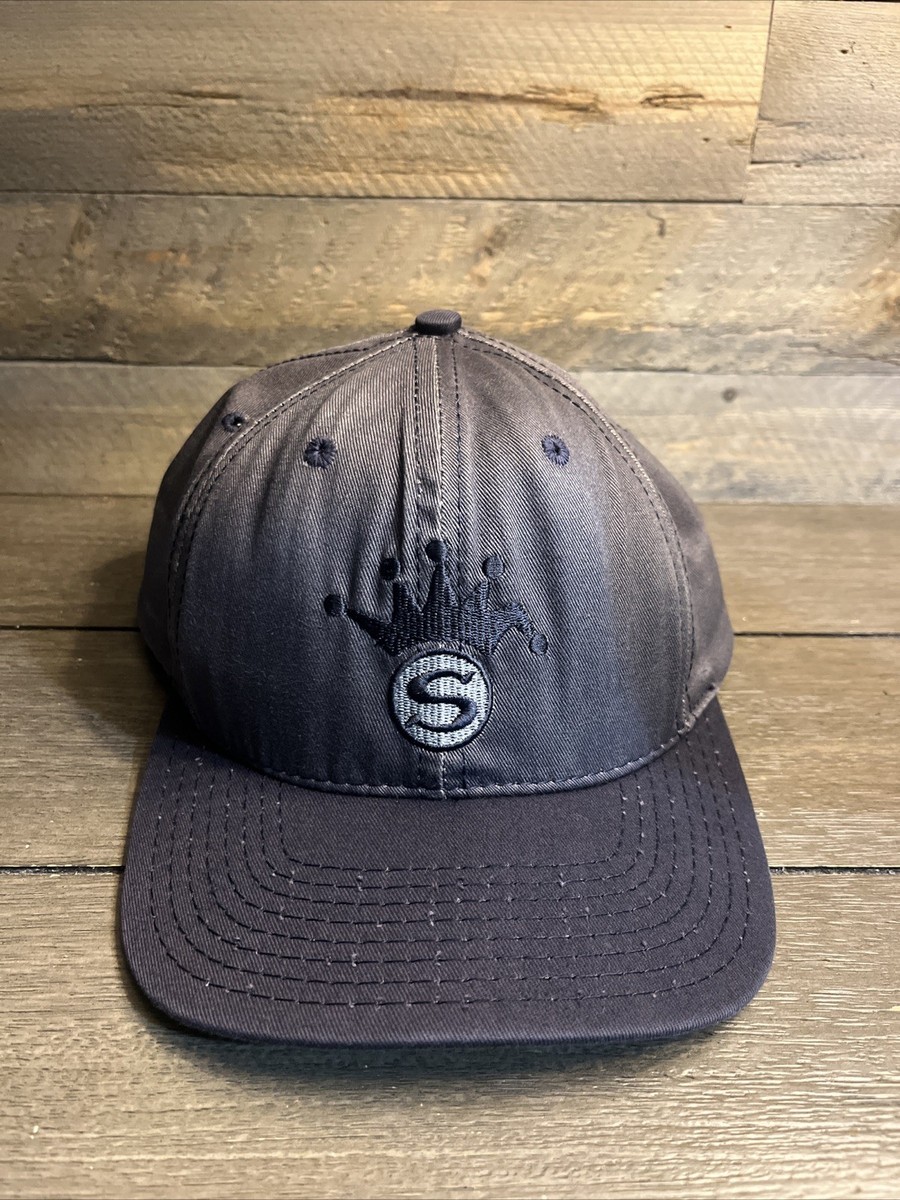 Vintage 90s Stussy Capz Crown Logo Snapback Hat Cap Made In USA | eBay