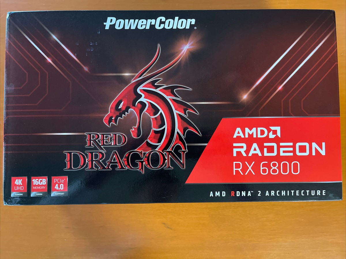 PowerColor Red Dragon AMD Radeon RX 6800 3DHR OC 16GB GDDR6