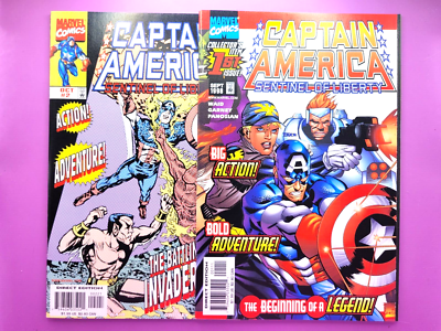 CAPTAIN AMERICA SENTINEL OF LIBERTY #1 & #2 VF/NM 1998 COMBINE
