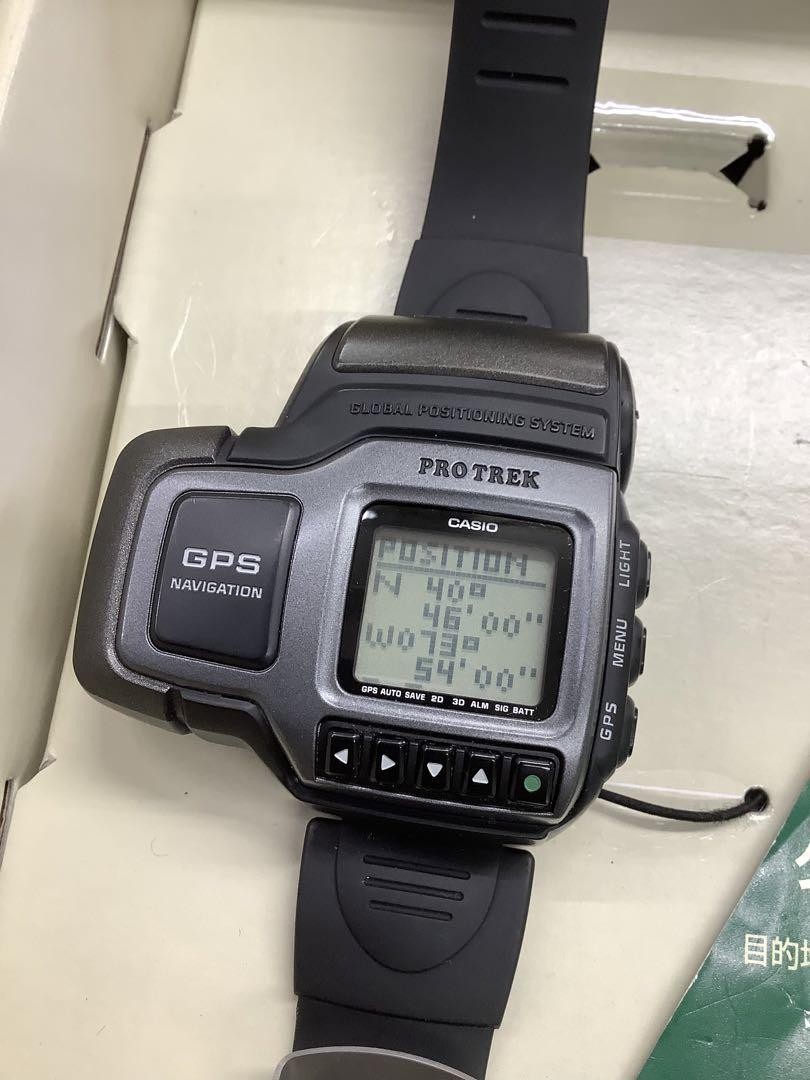 Casio Protrek PRT-1GPJ-1T Men's Black Square GPS Watch | eBay
