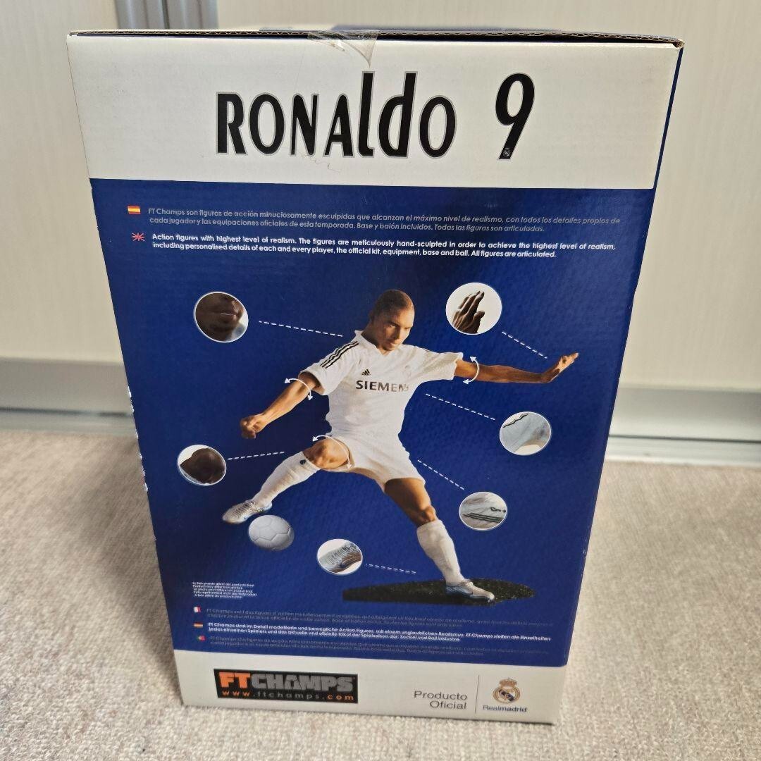 FT Champs Ronaldo Nazario 12 Inch Real Madrid Brazil Figure in Box