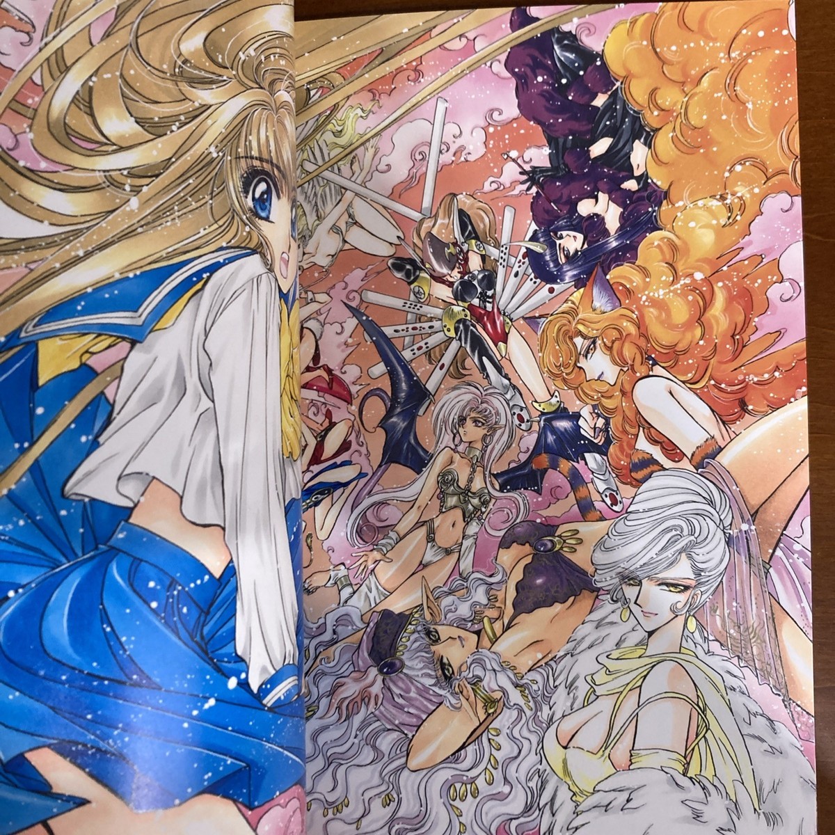 CLAMP Exhibition Official Art Book COLOR KURO & COLOR SHIRO Set