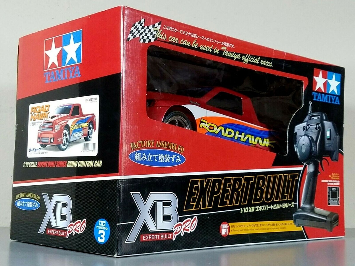 Vintage Rare XB PRO 1/10 R/C 4WD TAMIYA ROAD HAWK #57739 TT-01