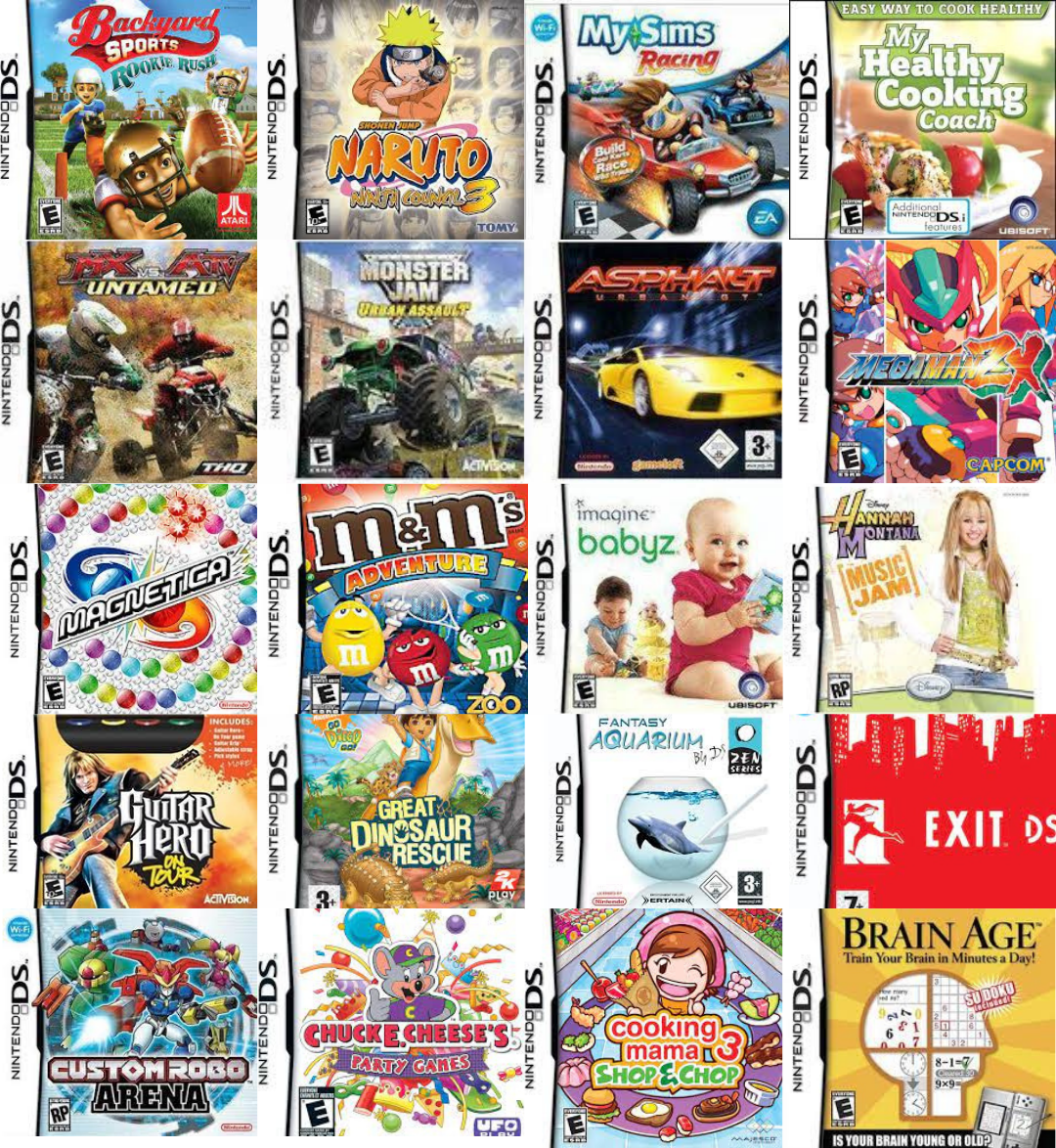 Lot of various Nintendo DS and 3DS games, select one or combine