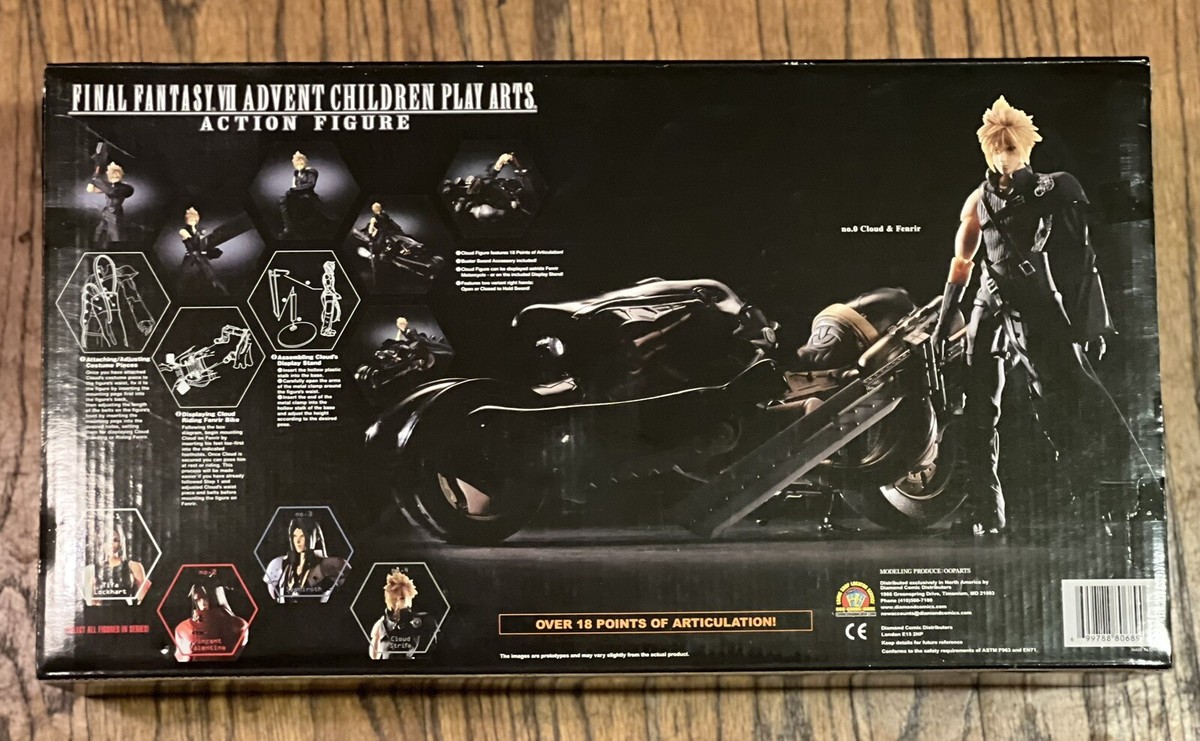 Final Fantasy 7 VII Advent Children Play Arts Kai Cloud Strife