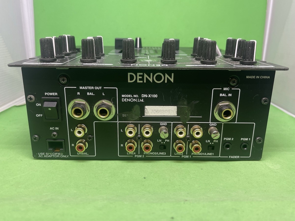 Denon DN-X100 2-Channel DJ Mixer – Pro Audio | eBay