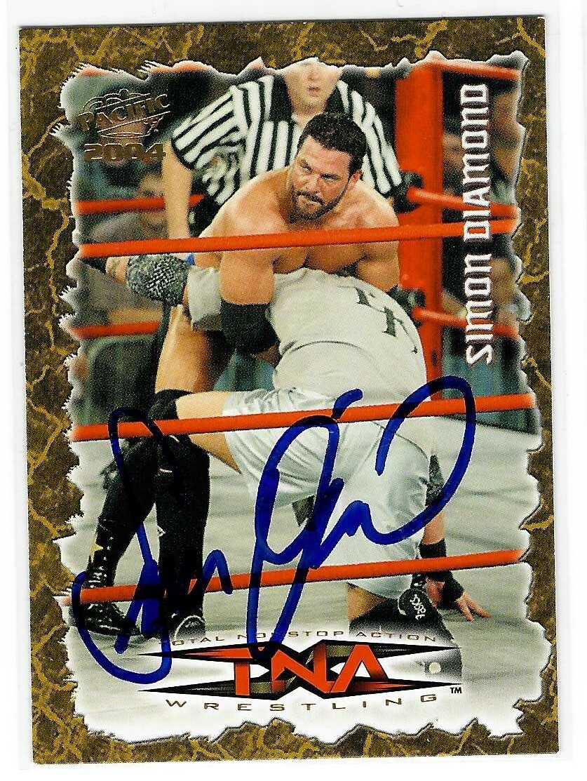 Simon Diamond Signed 2004 Pacific TNA Card #65 WWE | eBay