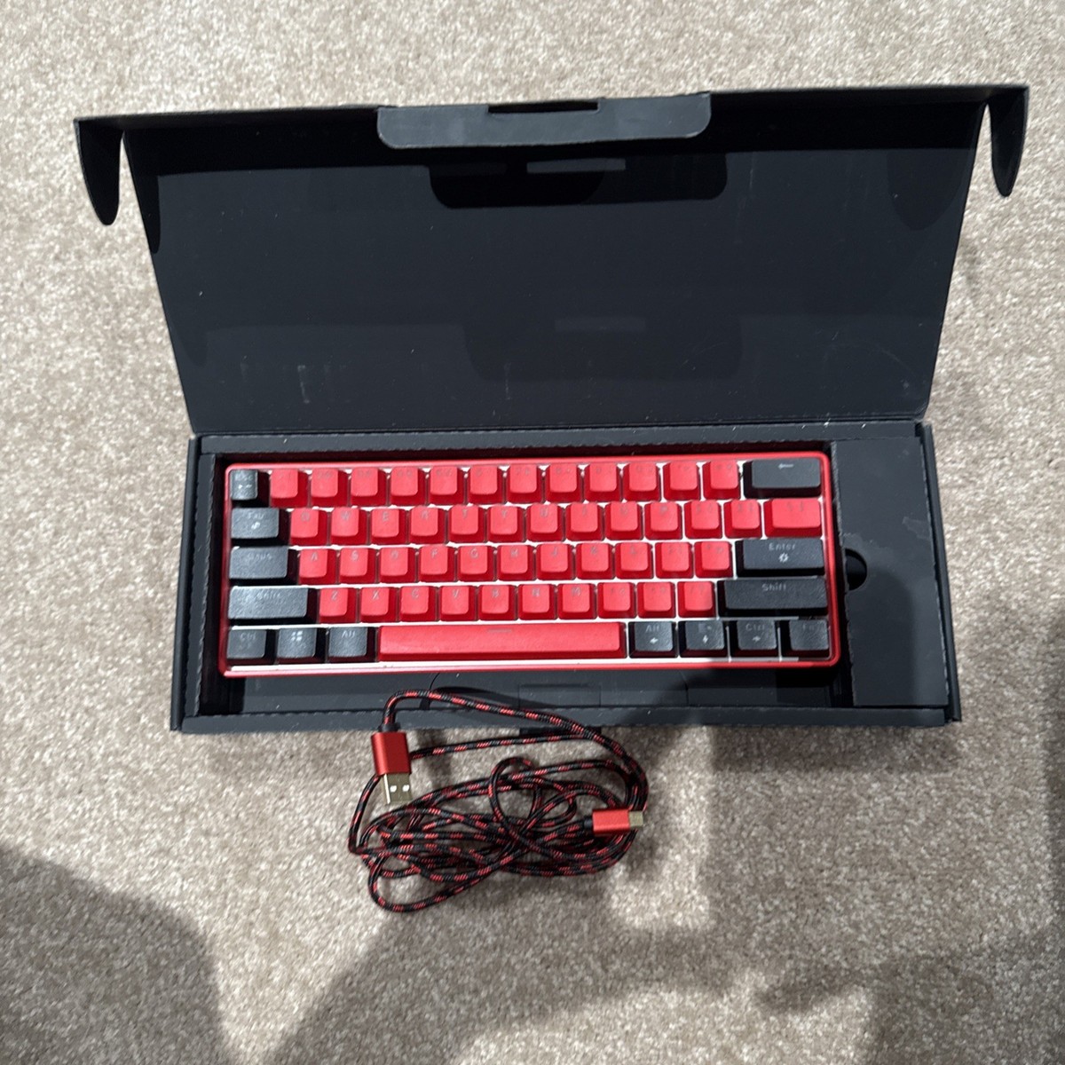 Original RARE Clix x Matrix Official Gaming Keyboard 60% Blue