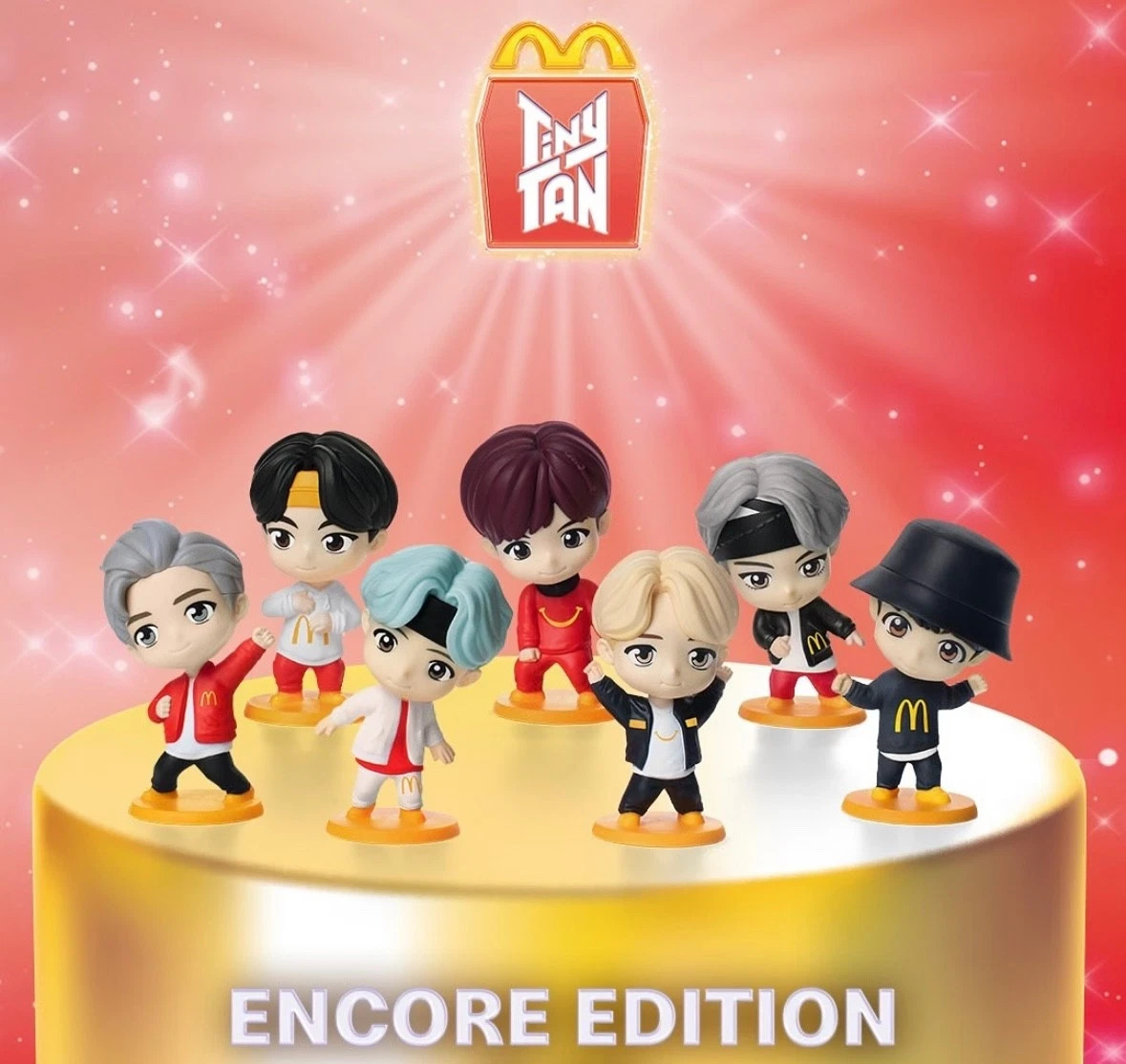 McDonald's Tinytan x BTS 2025 Happy Meal Toys Sets 8-14 Encore
