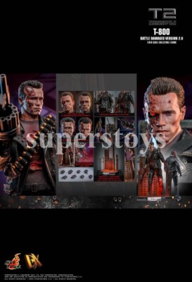 Hot Toys DX46 1/6 Terminator 2: Judgment Day T-800 Battle Damaged