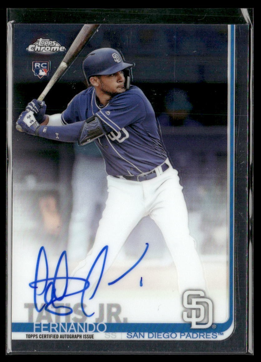 Fernando Tatis Jr. 2019 Topps Chrome #RA-FT Rookie Auto Price
