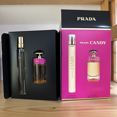 Prada Candy 2 pc Mini Gift / Travel Set 6.5 ml +10ml EDP Dab-on | eBay
