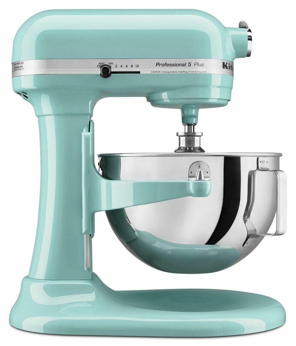 New KitchenAid Pro 5 Plus 5 Quart Bowl Lift Stand Mixer AQUA SKY
