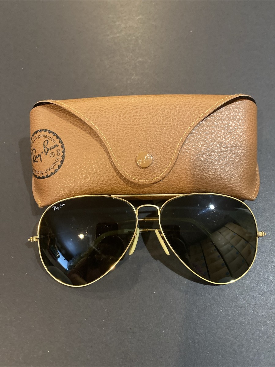 Vintage Ray-Ban - Bausch & Lomb Aviator Sunglasses 62/14 | eBay