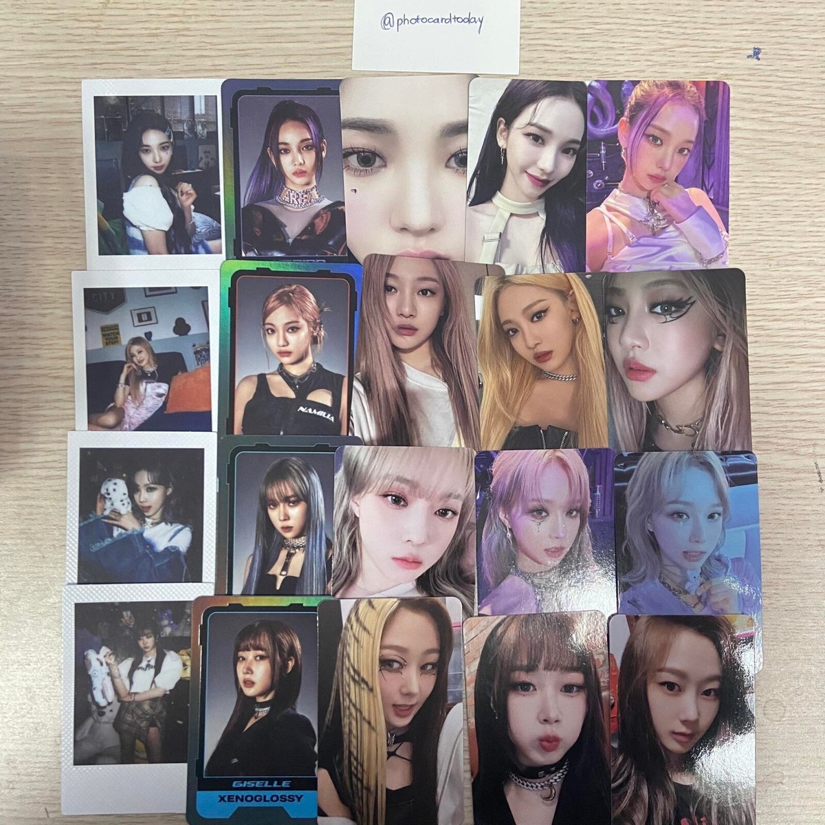 AESPA ALBUM GIRLS PHOTOCARD - CARD ALBUM GIRLS KARINA WINTER