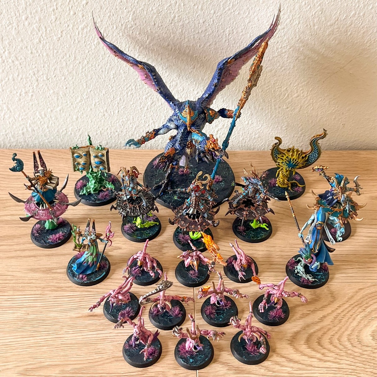 Warhammer Age Of Sigmar - Painted Disciples of Tzeentch Army