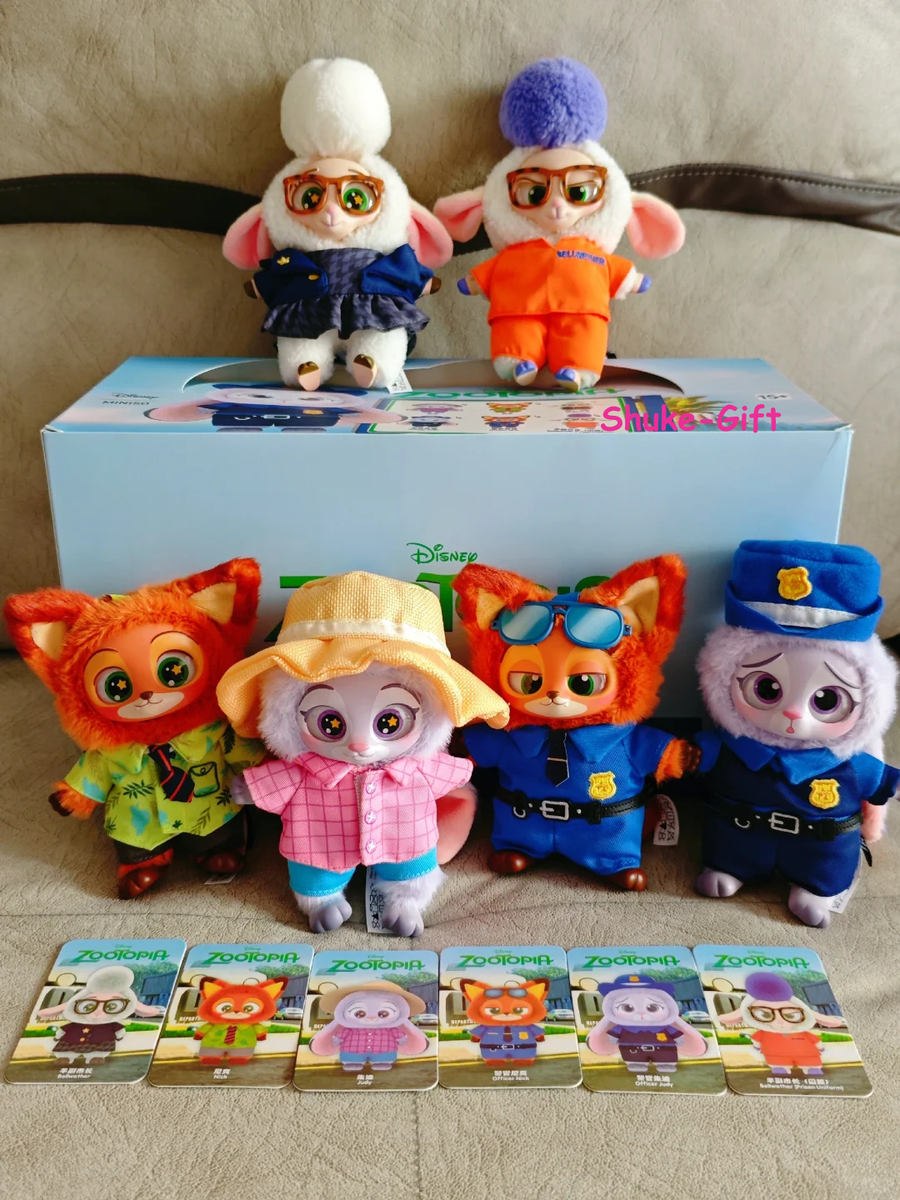 Authentic MINISO Zootopia Series Blind Box doll Vinyl Plush