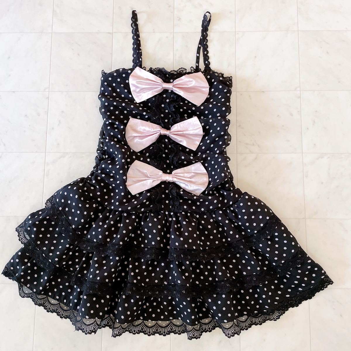 LIZ LISA 11 Tralala Dress Dot Y2K Princess Heisei Gal From Japan