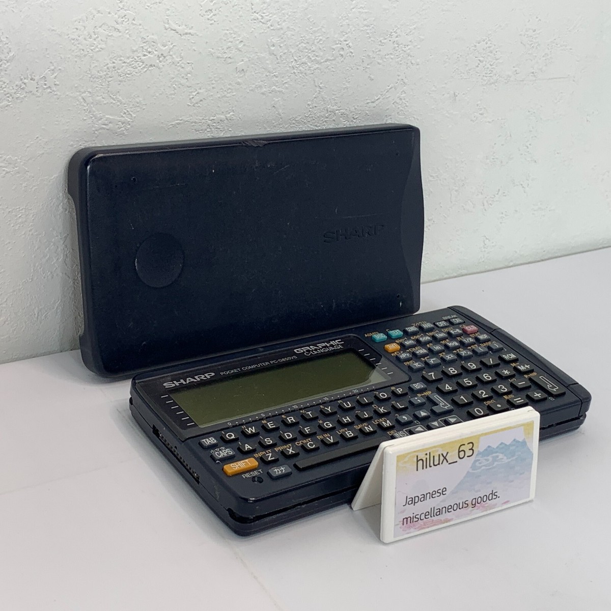 SHARP Pocket computer PC G850VS vintage Function Calculator Tested