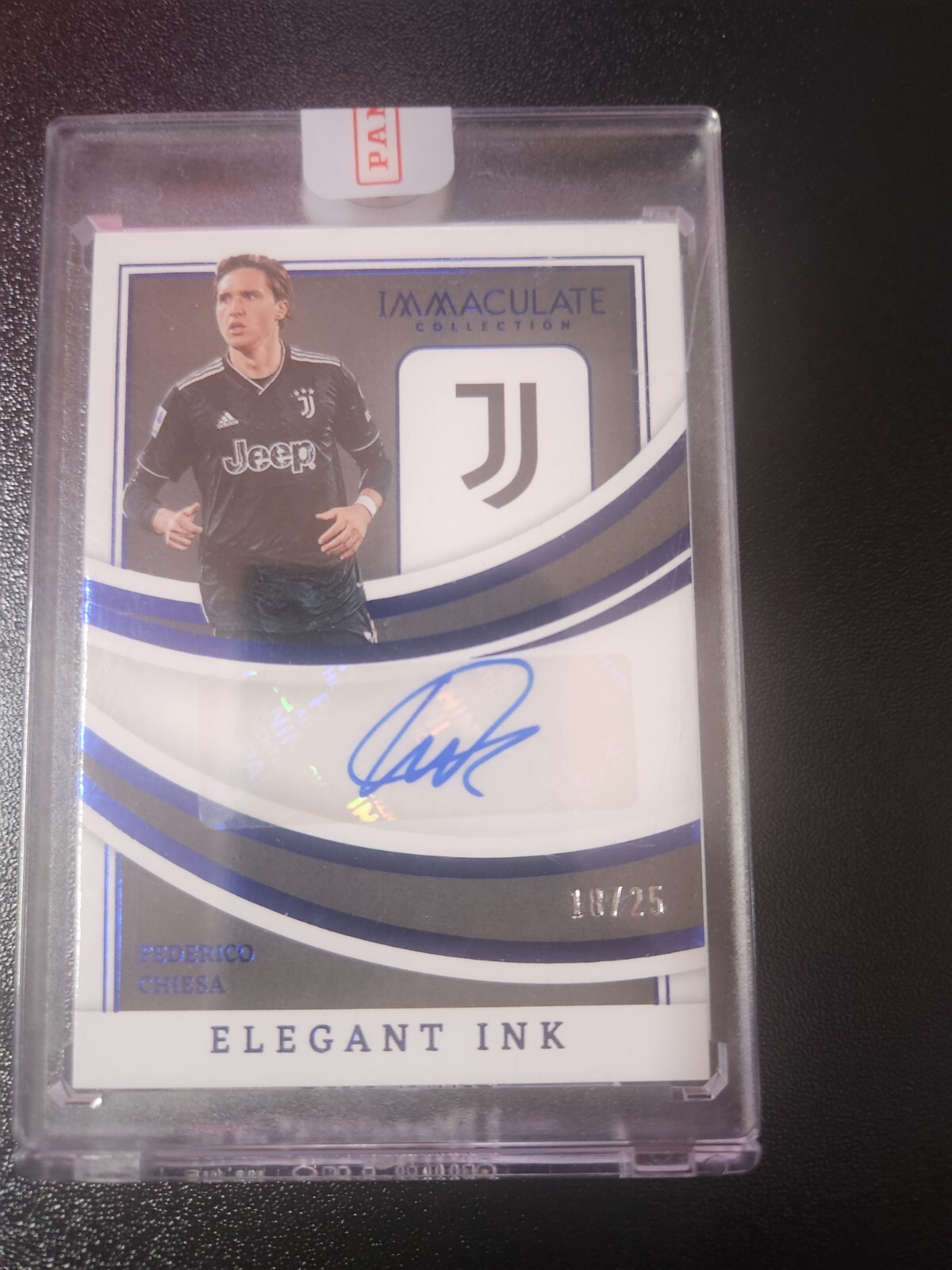 Federico Chiesa 2022 Immaculate #IK-FCH Ink - Platinum /1 Price