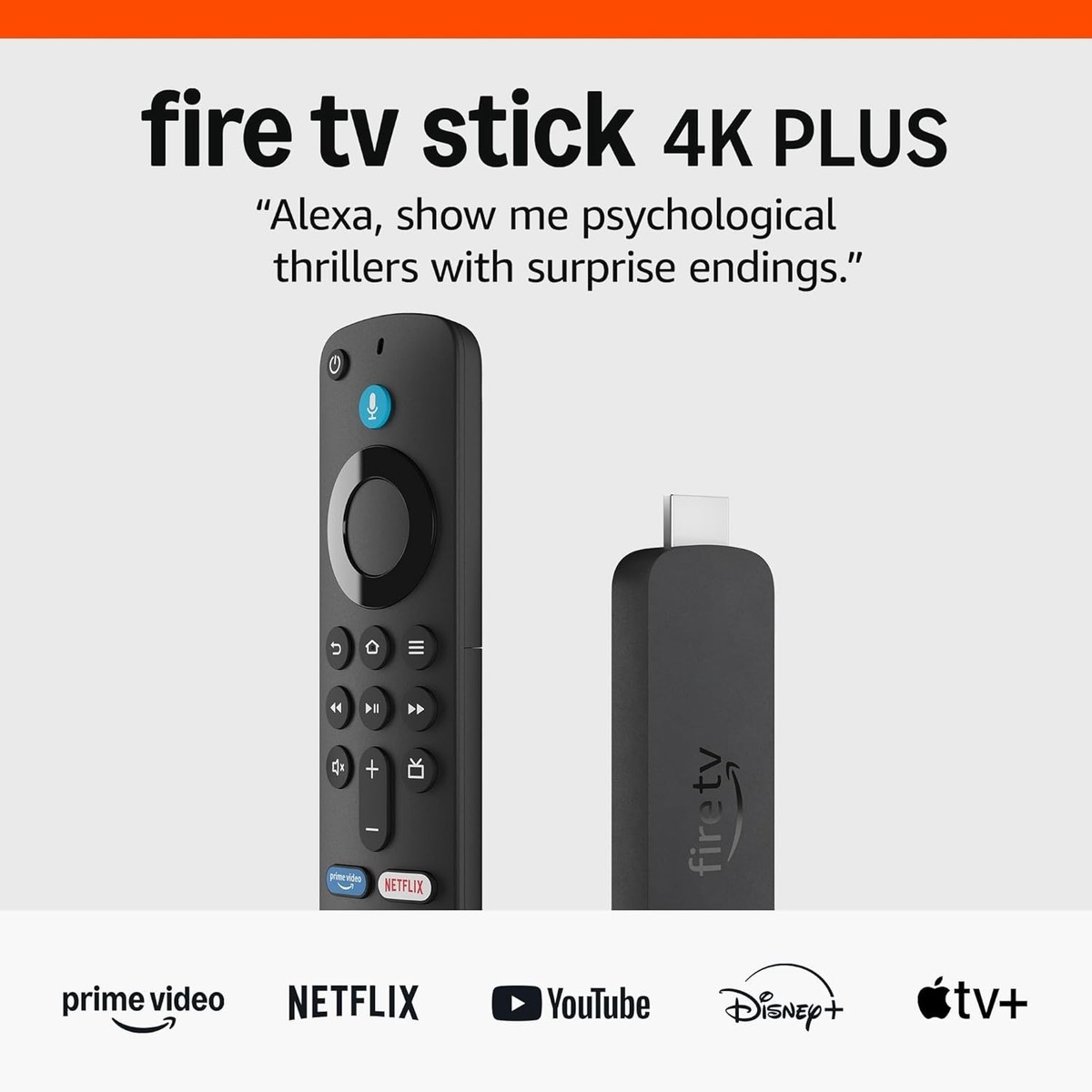 New Amazon - Fire TV Stick 4K Plus (newest model) Stream, Alexa+