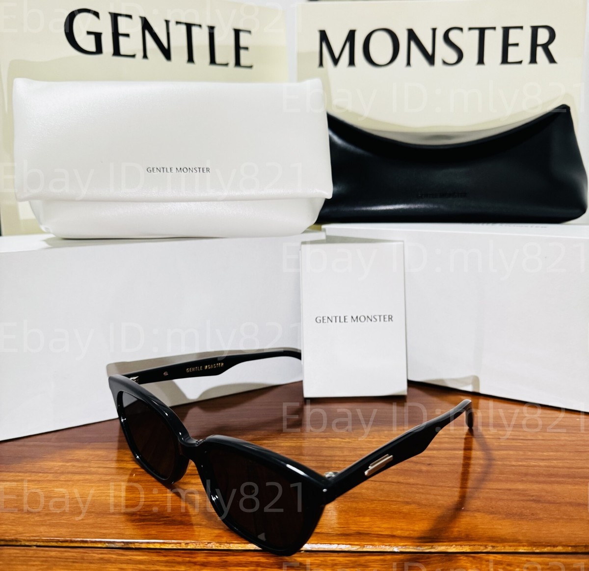 GentleMonster Sunglasses Loti 01 Black Frame Black Lenses | eBay