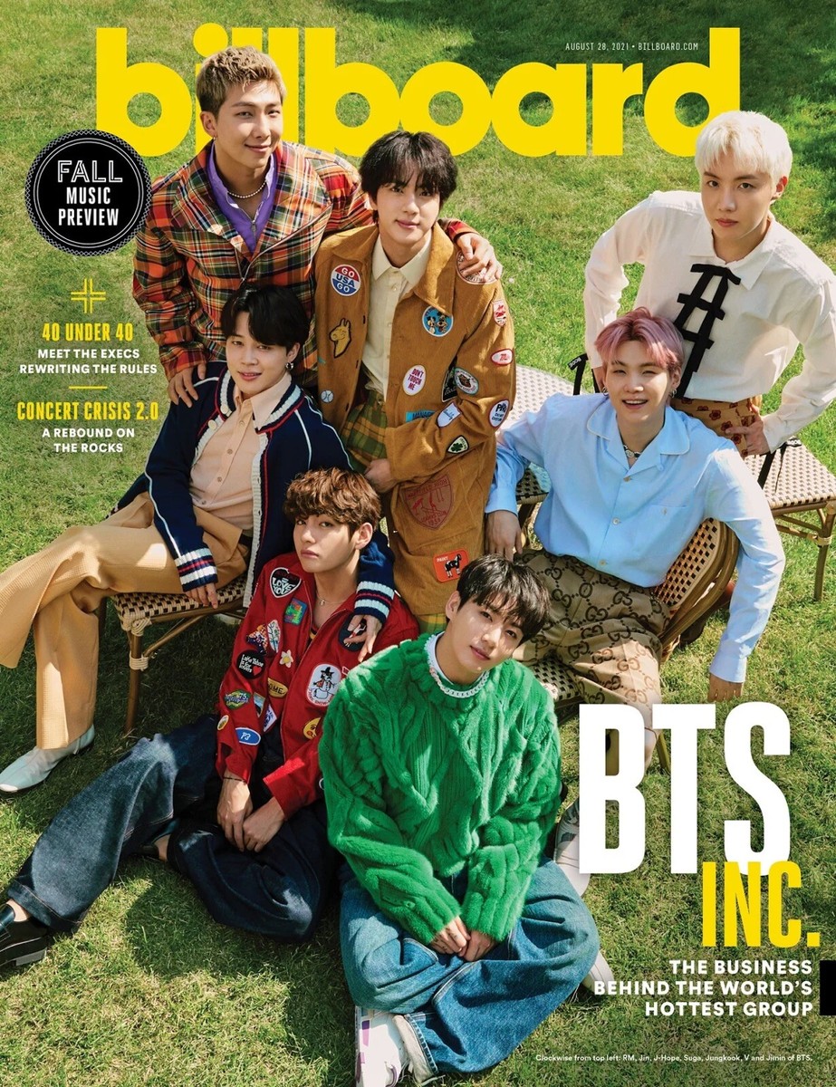 BILLBOARD MAGAZINE-AUGUST 28, 2021-BTS-BTS-BTS-INC.-BRAND NEW-IN
