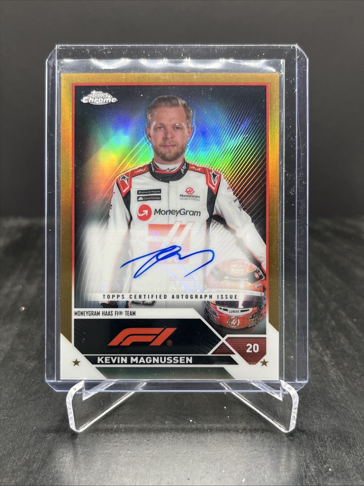 Kevin Magnussen 2023 Topps Chrome Formula 1 #CAC-KM Autographs