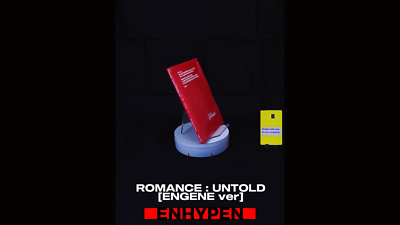ENHYPEN [ROMANCE : UNTOLD] 2nd Full Album ENGENE Ver./ CD+Book+
