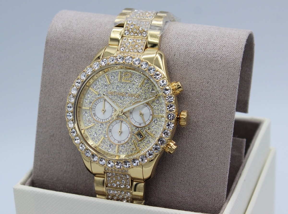 MICHAEL KORS ゴールド クロノグラフ腕時計 MK6207 MICHAEL KORS