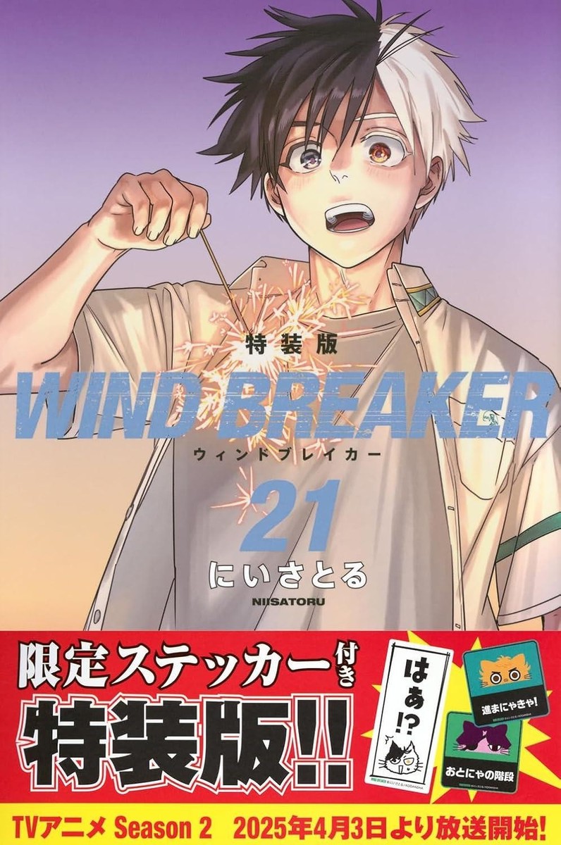 Comic WIND BREAKER Vol.21 Special Edition Japanese Satoru Nii