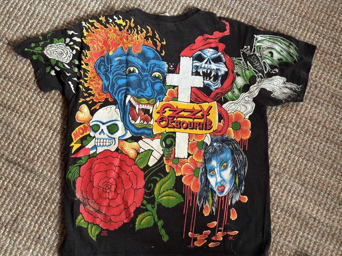 OZZY OSBOURNE BLACK SABBATH vintage TATTOO shirt Hanes Large | eBay