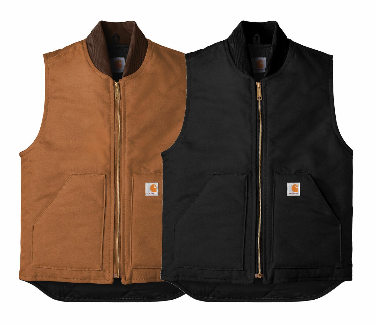 Carhartt - Men's Arctic Quilt Lined Duck VEST, Active S-5XL, LT