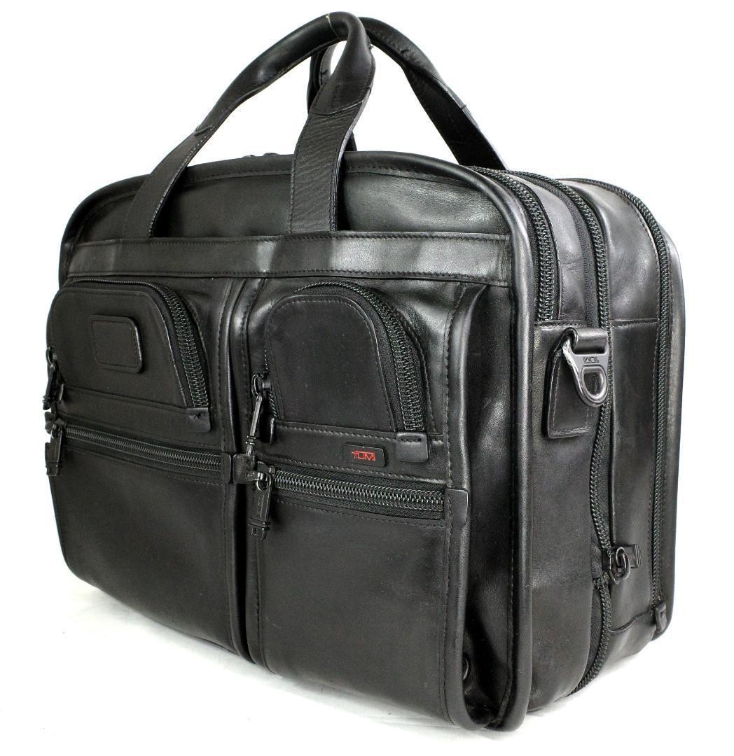 Tumi Alpha 96141Dh Leather Exp Pc Briefs Extra Large Limited