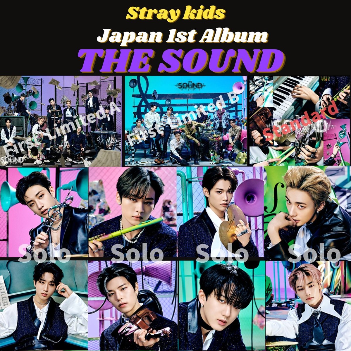 Stray Kids THE SOUND Japan 1st Full Album Official CD SKZ | eBay