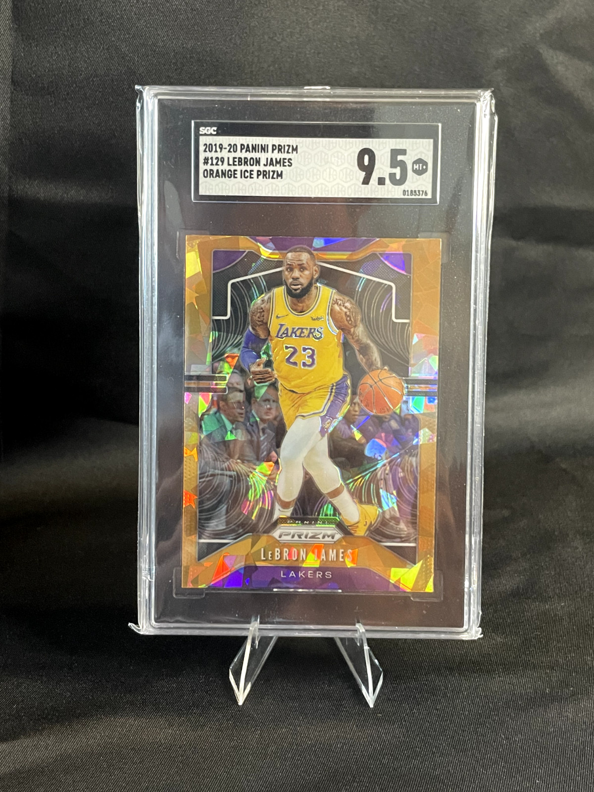 LeBron James 2019 Prizm #129 Orange Ice Price Guide - Sports Card