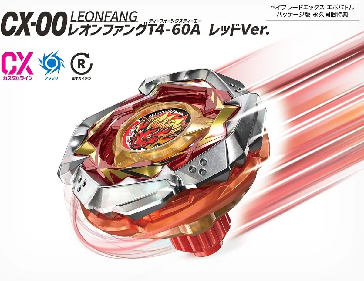 Beyblade X Evo Battle CX-00 Leon Fang T4-60A Red ver. [without