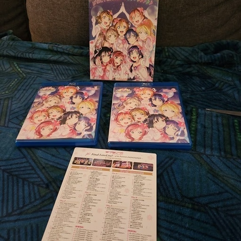 Love Live! Muse Final Love Live Music Forever Blu-ray Memorial BOX