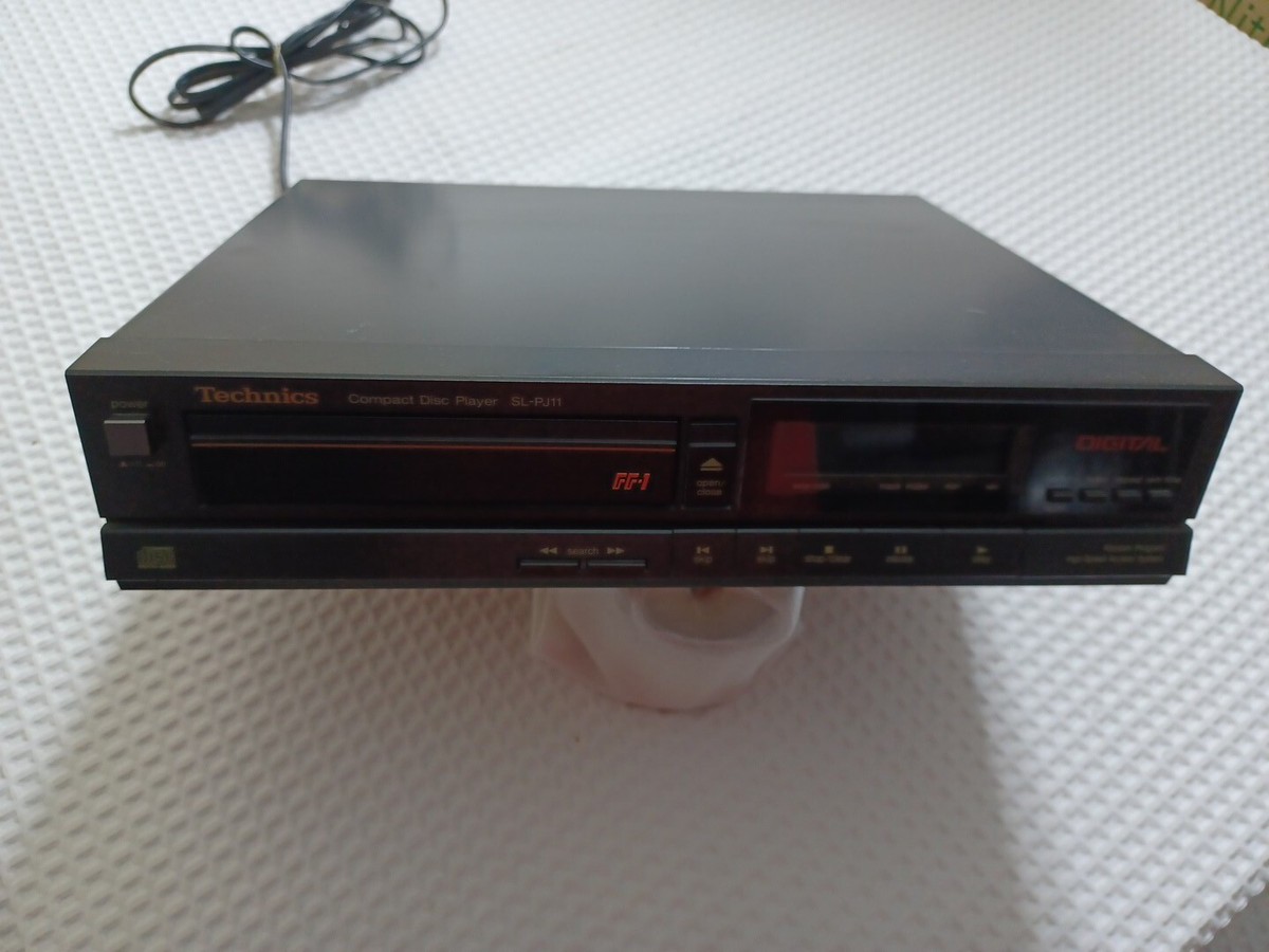 TECHNICS SL-PJ11 CD Compact Disc Player, 1980s Vintage 1986 Model