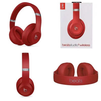Beats by Dr. Dre Beats Studio 3 Wireless Noise Cancelling Red | eBay