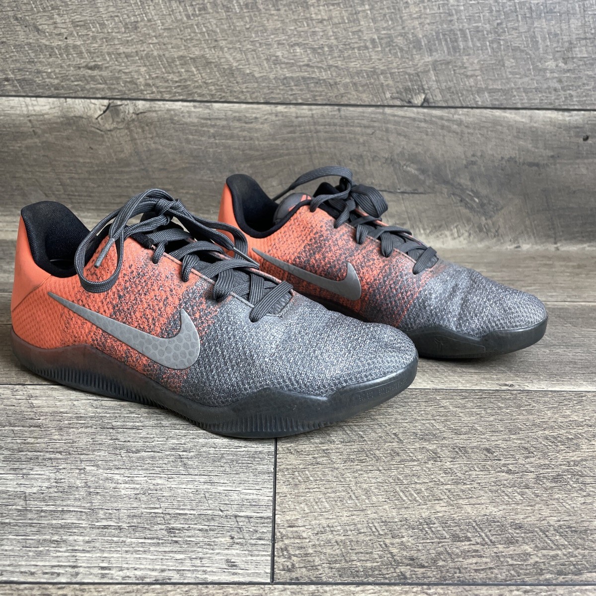RARE🔥 Nike Kobe Bryant 11 XI Easter Wolf Gray Orange Gradient Sz