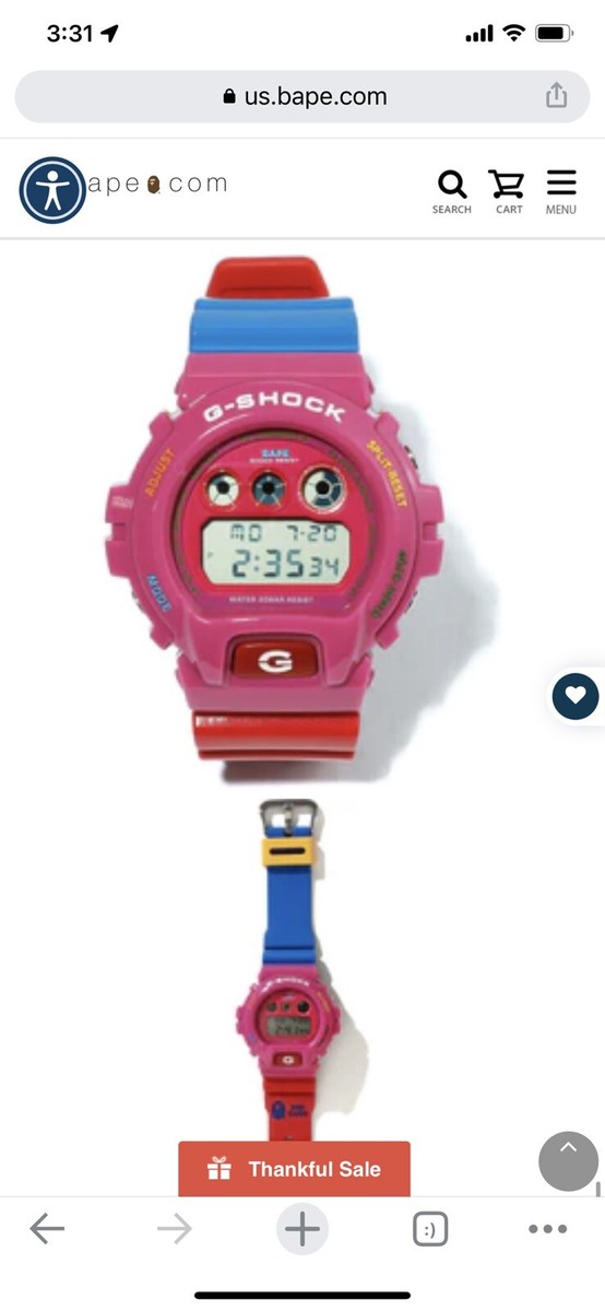 A Bathing Ape Casio G-shock DW-6900 Bape x Kid Cudi x | eBay