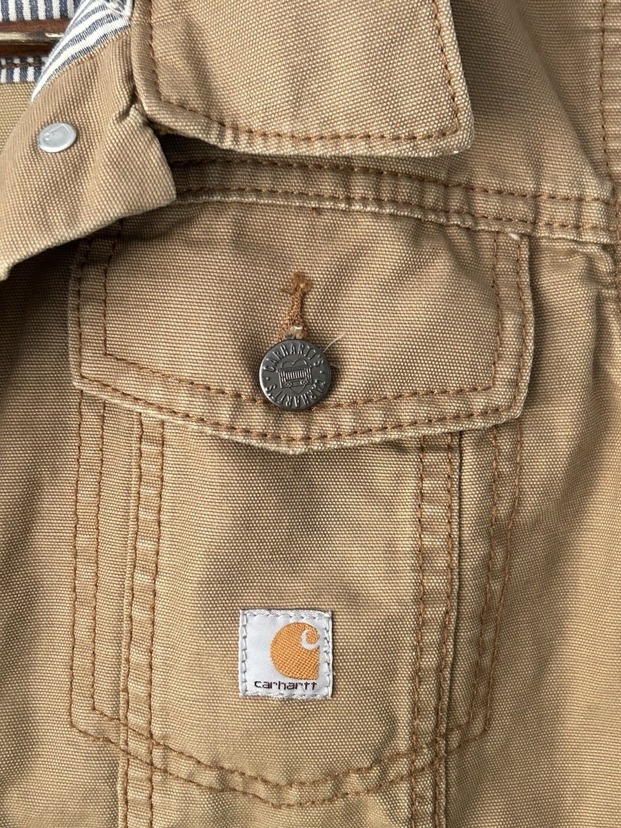 Rare Vintage Carhartt Denim Vest Detroit Heart Shape Tag XXL 10 | eBay