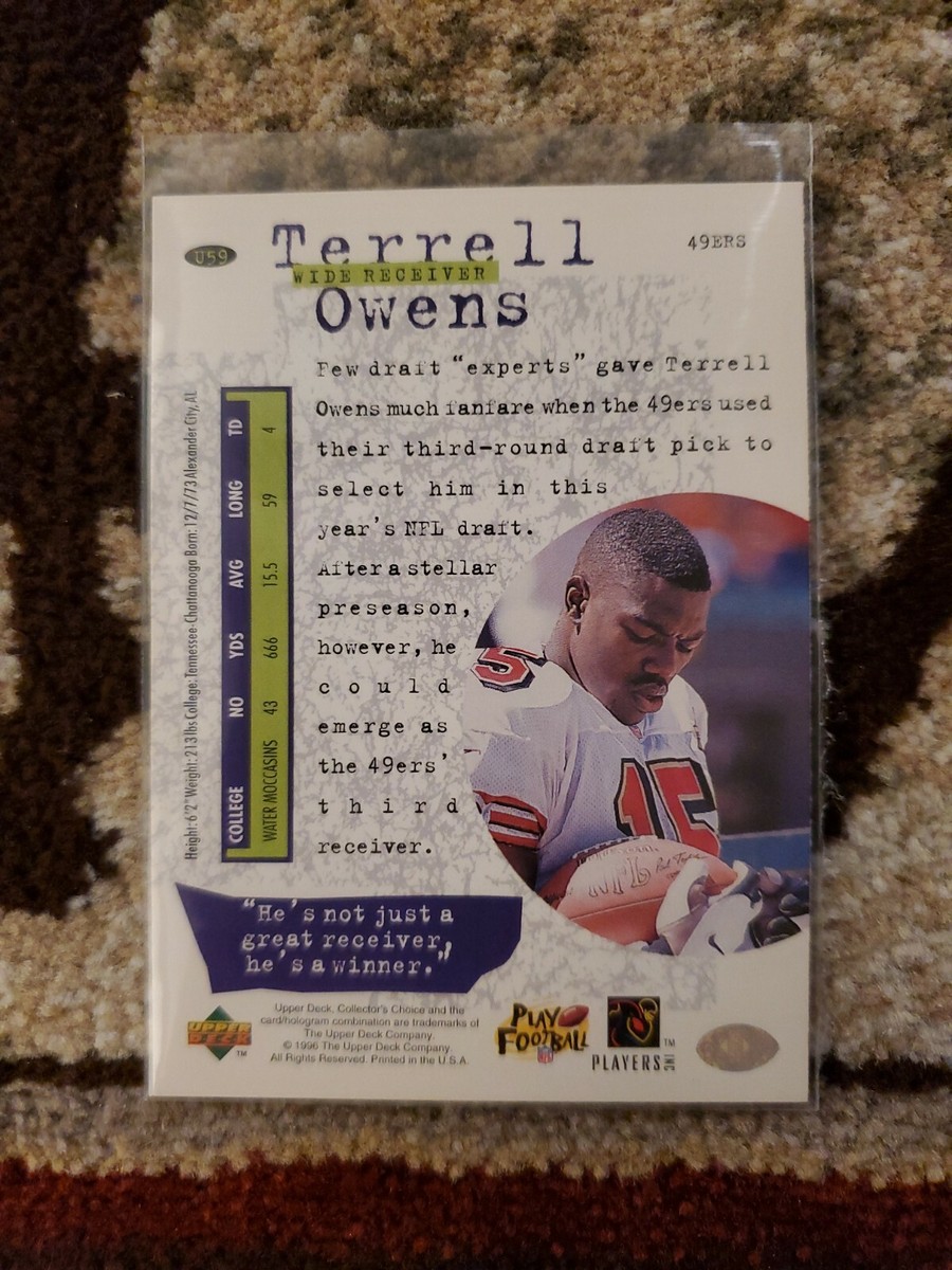 Collector's Choice Upper Deck Rookie Collection Terrell Owens U59