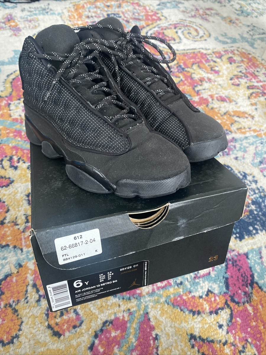 Size 6Y Air Jordan 13 Retro Black Cat 884129-011 | eBay