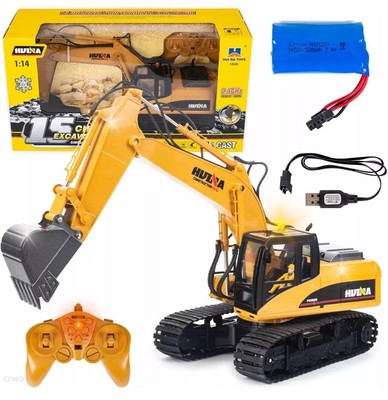 HUINA 1535 RC Digger Excavator 1:14 Metal 2.4G Remote Radio Lights