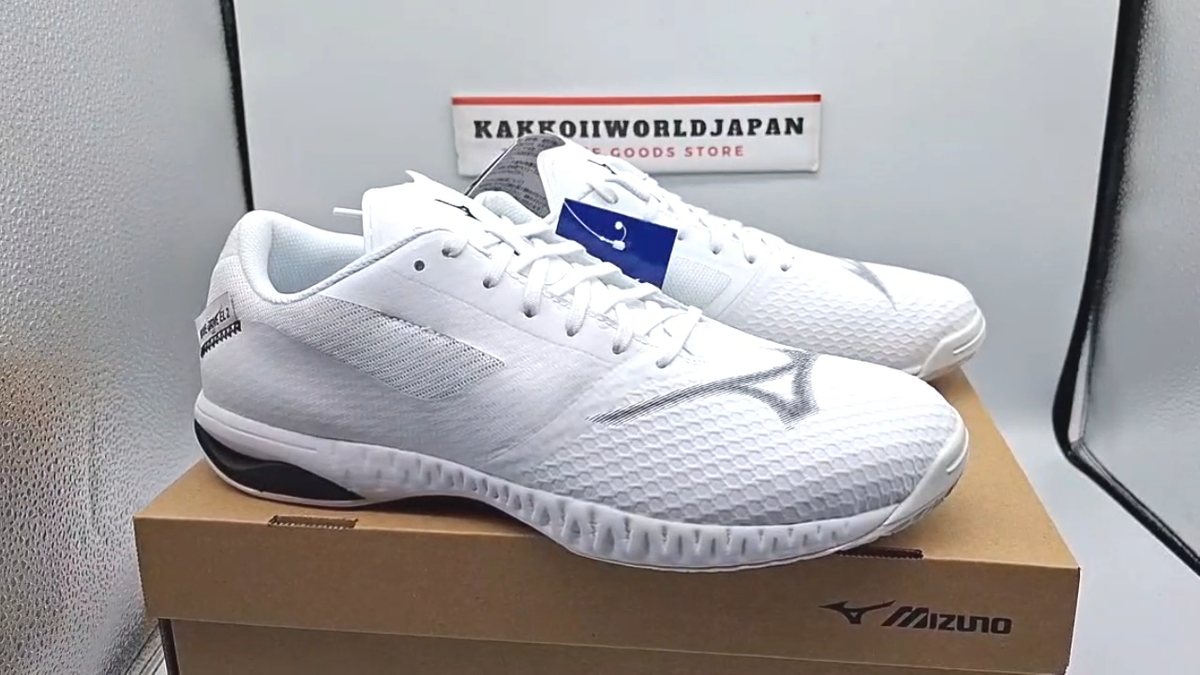 Mizuno Table Tennis Shoes WAVE DRIVE EL2 White/Black 81GA250101