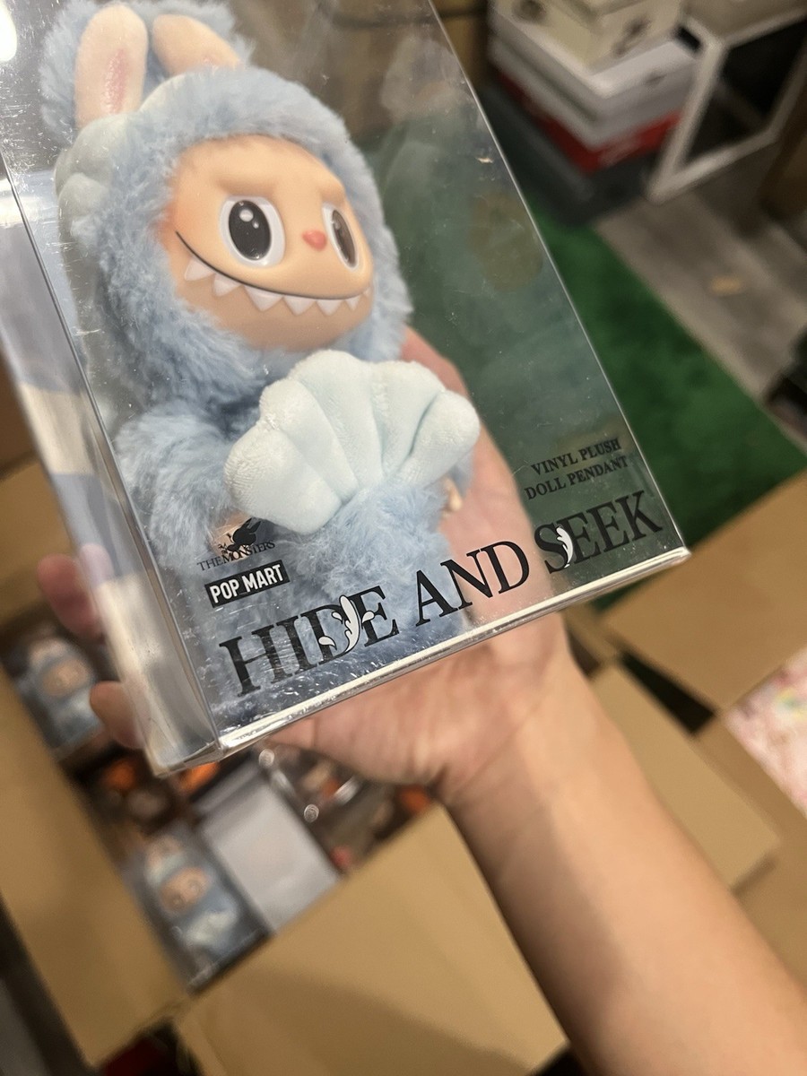 USA Authentic Pop Mart Labubu Hide and Seek Plush Pendant